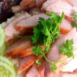 คอหมูย่าง+น้ำจิ้มแจ่ว(กับข้าว)