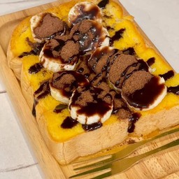 ปังปิ้งกล้วย+ช็อกโกแลต