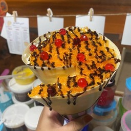 ครีมนมฝอยทองเยลลี่