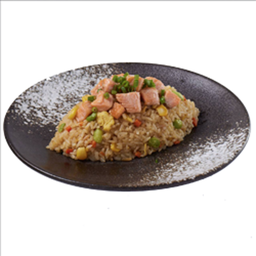 ข้าวผัด (ปลาแซลมอน)