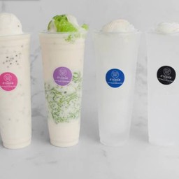 มะพร้าวปั่นนมสด