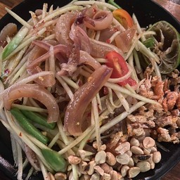 ตำหมึกกรอบ