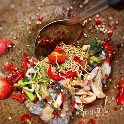 ตำมาม่ากุ้งสด