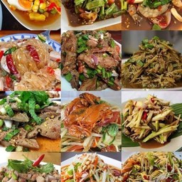 ส้มตำเจ๊ใจ(ส้มตำ+ลาบน้ำตก+อาหารตามสั่ง) เคหะร่มเกล้า
