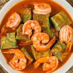 แกงส้มไข่เจียวชะอม_กุ้ง