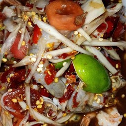 ตำกุ้งสด