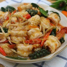 ผัดฉ่ากับข้าว