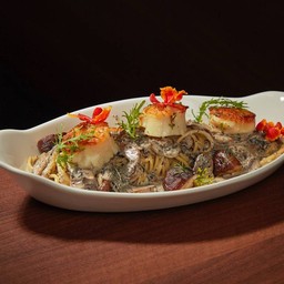 SPAGHETTI  สปาเห็ดฮอก TRUFFLE CREAM SAUCE