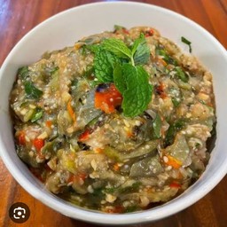 ซุปมะเขือ ใส่ปลาทู