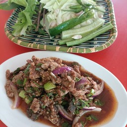 ลาบเนื้อสุก