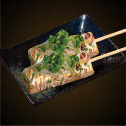 ไข่หวานย่างต้นหอมสองสหาย