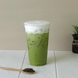 Milk green tea
