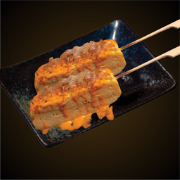 ไข่หวานย่างปลาแห้งสไปซี่