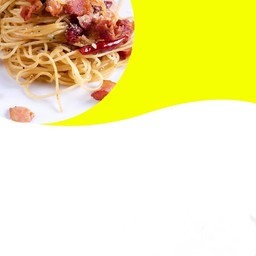 สปาเก็ตตี้ เบคอน พริกแห้ง ชีส