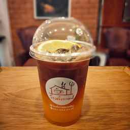 อเมริกาโน่น้ำส้มเย็น Americano Black Orange