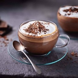 มอคค่า ร้อน สูตรนมสด