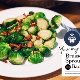 กะหล่ำดาวผัดเบคอน