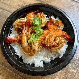 ข้าวราดกุ้งน้ำมันหอย จุกๆๆ
