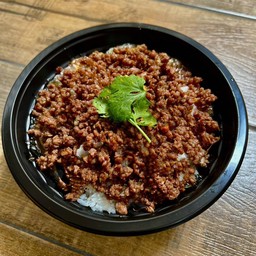 ข้าวเนื้อสับน้ำมันหอย จุกๆๆ