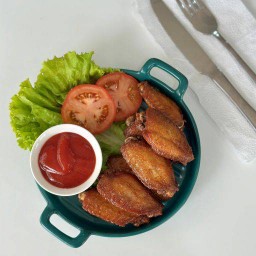 ปีกไก่ทอดเกลือ
