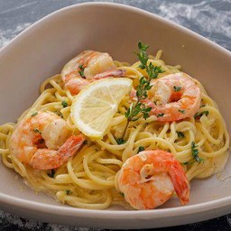Spaghetti Creamy Shrimp