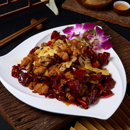 ไก่ผัดพริกเสฉวน 辣子鸡