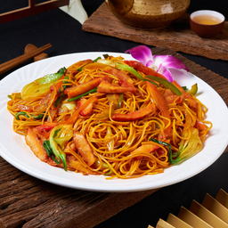 ผัดบะหมี่ฮ่องกง 香港三丝炒面