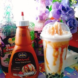 นมสดคาราเมลปั่น