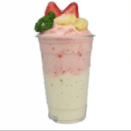 สตรอว์เบอร์รี่ กล้วยหอม สมูทตี๊