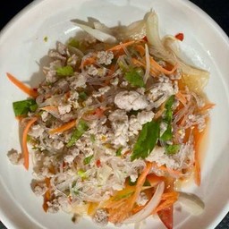 ยำวุ้นเส้นหมูสับ