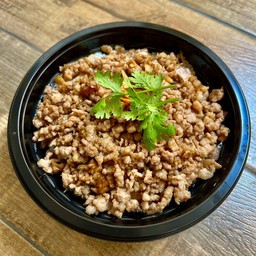 ข้าวหมูสับน้ำมันหอย จุกๆๆ