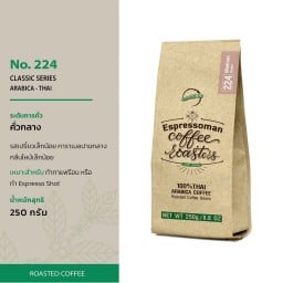 เมล็ดกาแฟคั่ว No.224 250g Medium