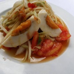 ส้มตำไข่เค็ม