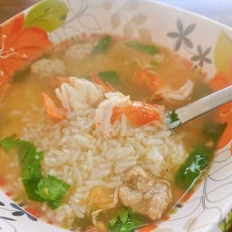 ข้าวต้มกุ้ง 4 ตัว