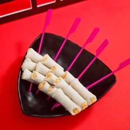 ปลาม้วนไส้ไข่เค็ม