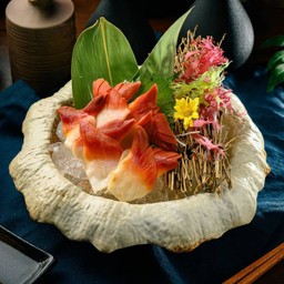 Hokkigai sashimi หอยปีกนกซาชิมิ