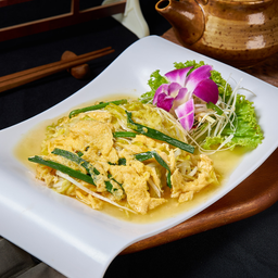 กุ้ยช่ายเหลืองผัดไข่ 韭⿈炒蛋