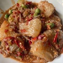 ตำส้มโอกะปิหอม