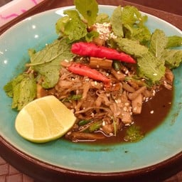 ซุปหน่อไม้ ปลาร้า ข้าวคั่ว