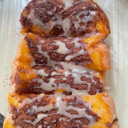 ปังปิ้งเนยโอวัลตินราดนม