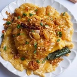 ข้าวน้ำพริกกากหมูโบราณ + ไข่ข้น