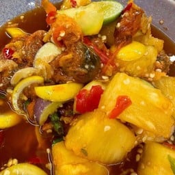 ตำสับปะรดหอยดองน้ำปลา