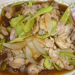 ผัดพริกหยวก เป็ด
