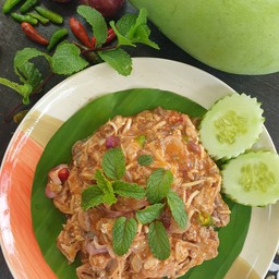 ยำปลากระป๋อง(ไม่มีข้าว)
