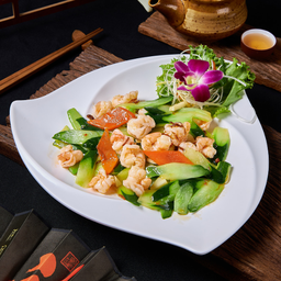 กุ้งผัดซอส XO xo酱炒虾仁