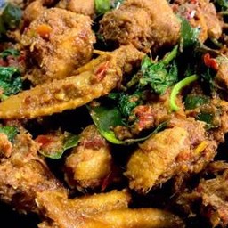 คั่วแห้มไก่