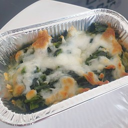 ผักโขมอบชีส(อบ15นาที)