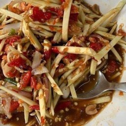 ตำมะม่วงกุ้งสดนรกแตก