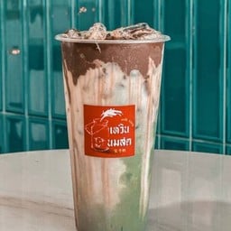 มัทฉะโกโก้ลาวา นมสด