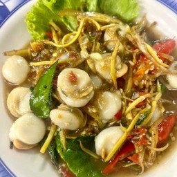 หอยเชลล์ผัดฉ่า